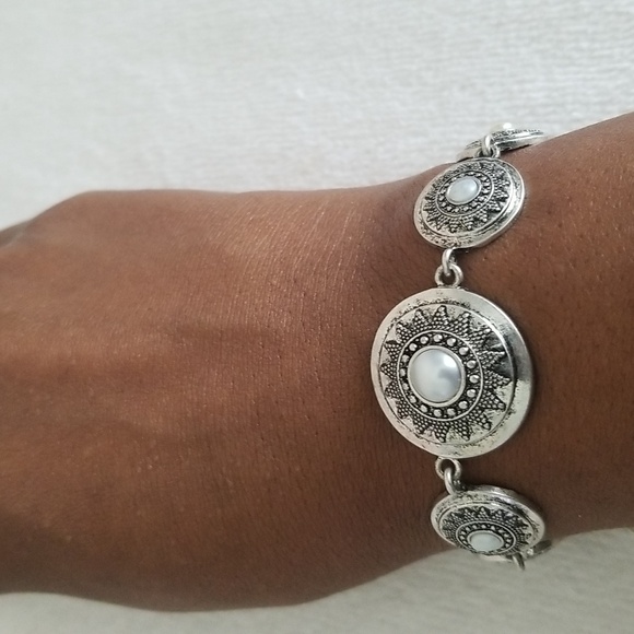 New Lucky Brand Pearl Link Bracelet - Picture 5 of 7